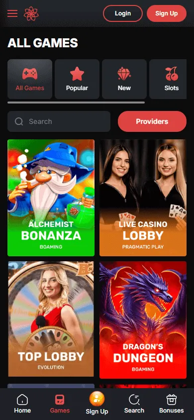 Casino Chan games experience on a mobile device